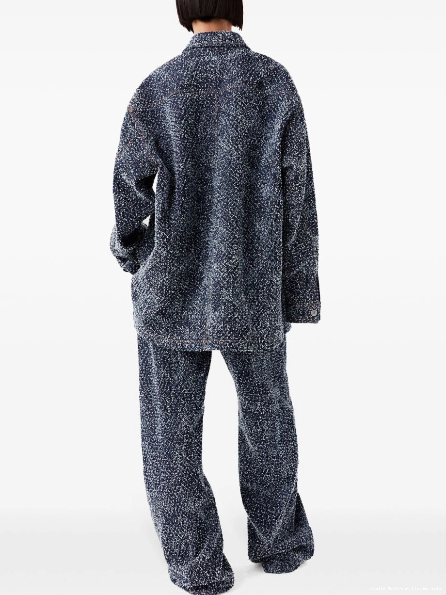 Affordable coat Stella oversized boucle-construction McCartney Women 0819